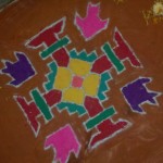 My first Dots Rangoli