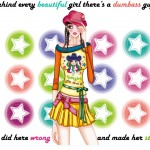 Behind every beautiful girl