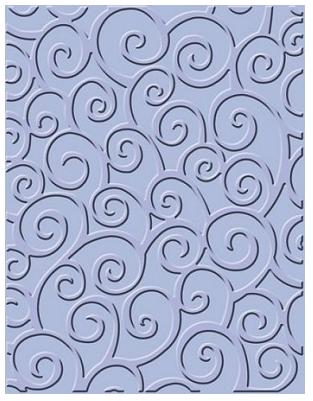 Cuttlebug Embossing Folder D'vine Swirl
