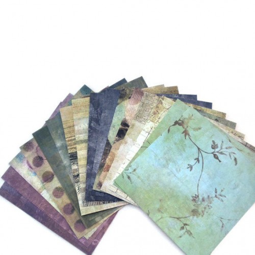 Fleuriste Collection 6x6 Paper Pack by Cosmo Cricket 16 Sheets