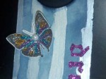 Tag made using Sparkle powders