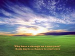 Why base a change on a new year?