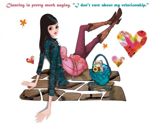 Cheating is pretty much saying Cheating is pretty much saying