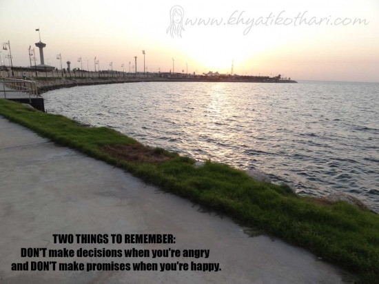 TWO THINGS TO REMEMBER