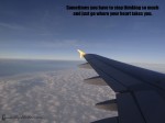 Sometimes you have to stop thinking
