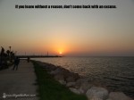If you leave without a reason