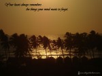Your heart always remembers