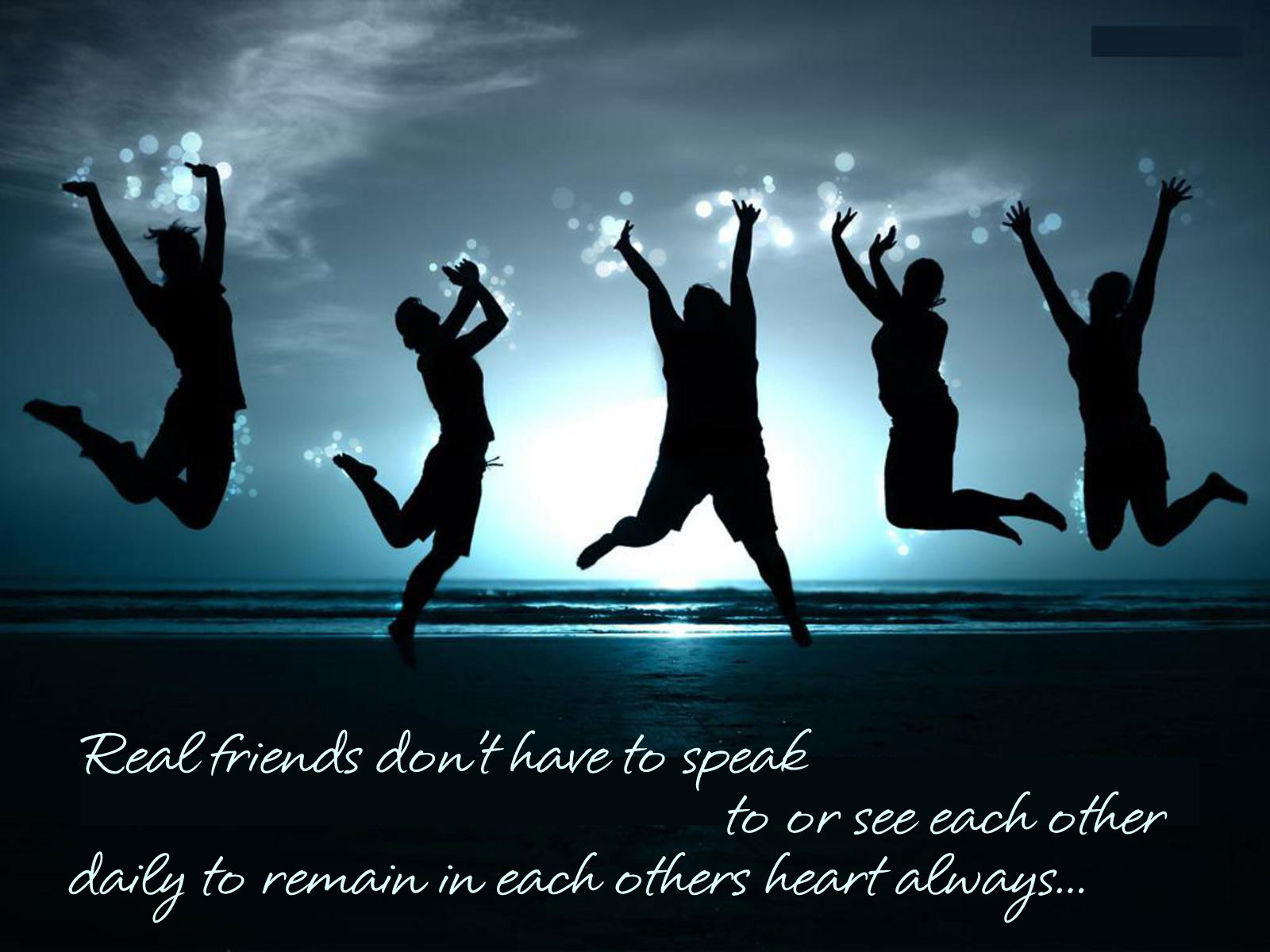 Real Friends Remain In Each Others Heart Friendship Quotes