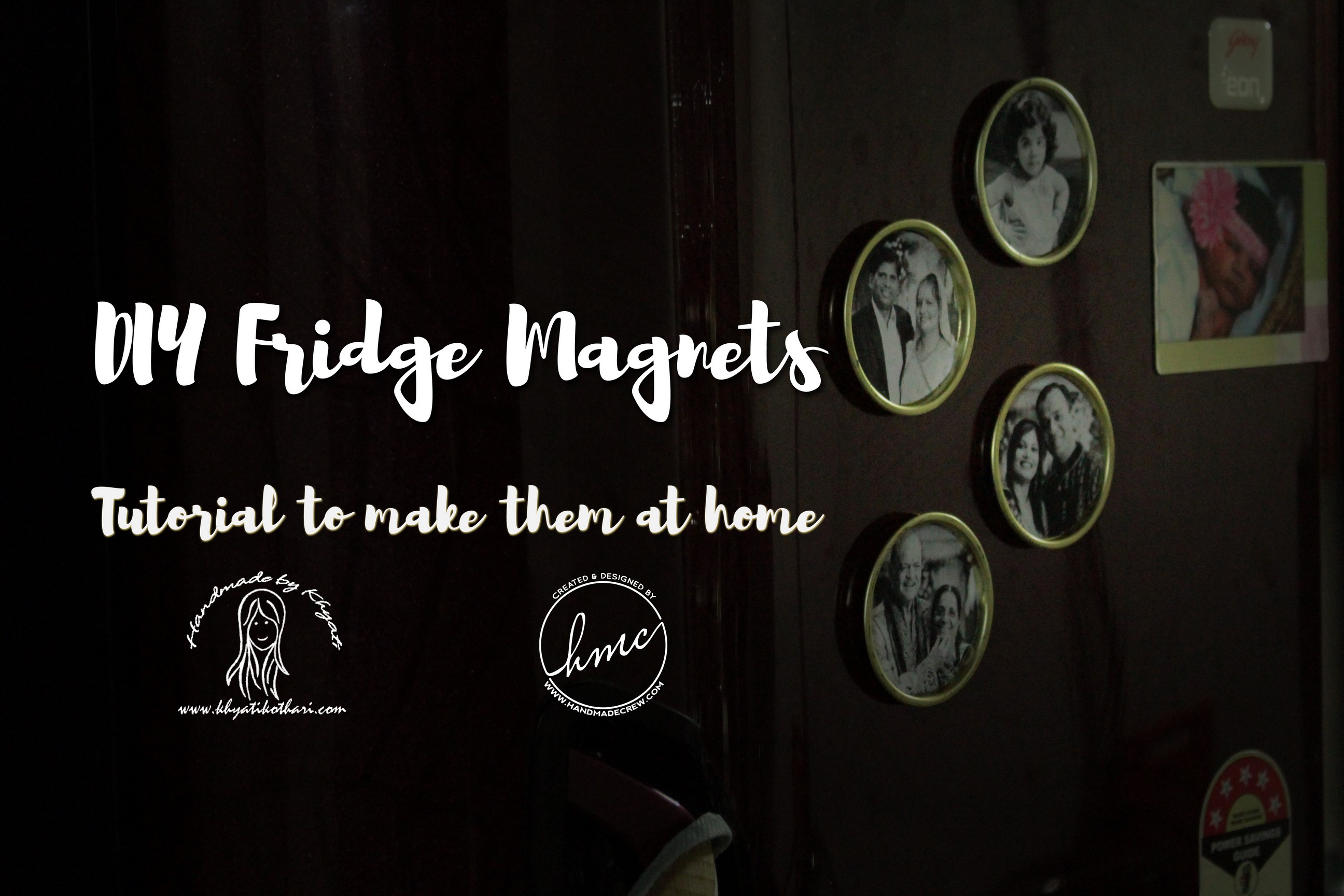 Diy Fridge Magnets Using Lids With Video Tutorial Khyati Kothari Diy